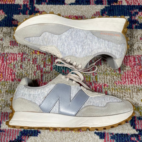 New Balance Shoes - New Balance 327 Sneakers Rain Cloud Sz 9